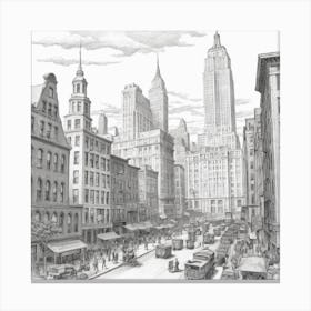 New York City 4 Canvas Print