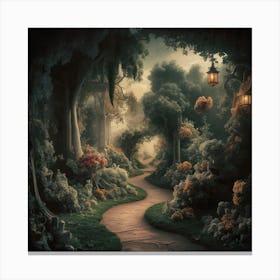 Fairytale Path 1 Canvas Print