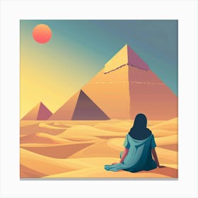 Egyptian Woman Canvas Print