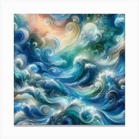 Ocean Waves 15 Canvas Print