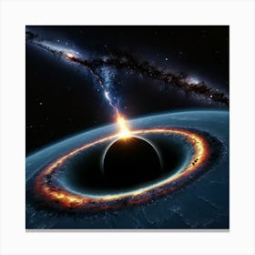 Black Hole 6 Canvas Print