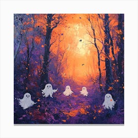 Ghosts In The Woods Canvas Print