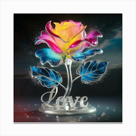 Love Rose Canvas Print