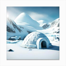 Eskimo House Canvas Print