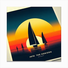 Into The Horizon Canvas Print