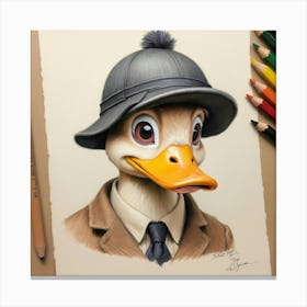 Donald Duck 1 Canvas Print