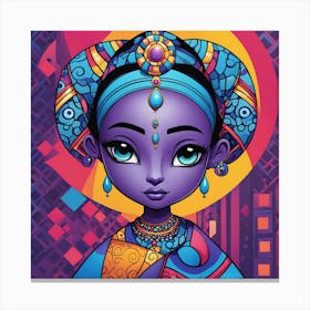 African Girl 1 Canvas Print