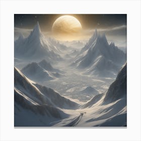 Mountain Landscape 3 Canvas Print