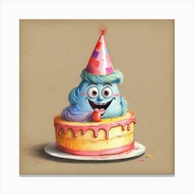 Birthday Cake 22 Canvas Print