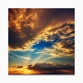 Sunset In The Sky 6 Canvas Print
