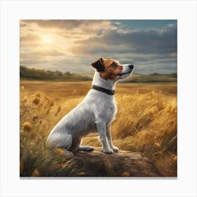 Jack Russell Terrier proud Canvas Print