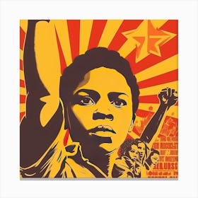 Poster For The Movement Canvas Print