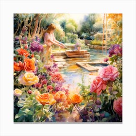 Romantic Canvas: Enchanted Brushstrokes Canvas Print