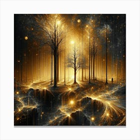 Golden Forest 23 Canvas Print