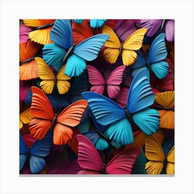 Colorful Butterflies 15 Canvas Print