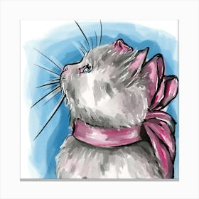 Cute Kitty, Cat, Kitten Canvas Print