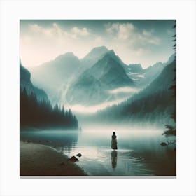 Mist and Silence Art Print Canvas Print