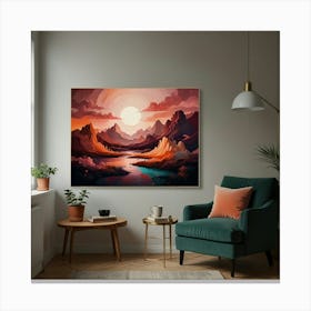 Sunset Canvas Print