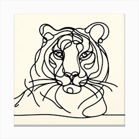 Tiger Picasso style 3 Canvas Print