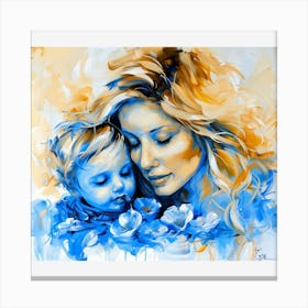 Mother And Child Canvas Print