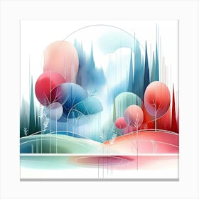 Abstract Landscape 5 Canvas Print