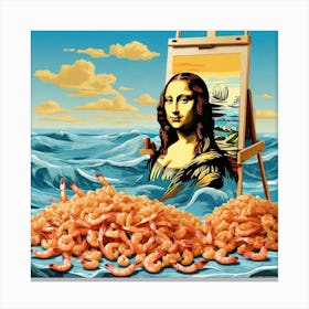 Mona Lisa 4 Canvas Print