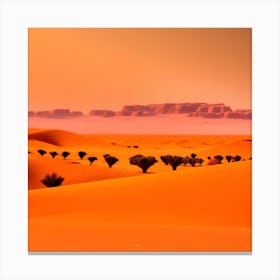 Sahara Desert Landscape 3 Canvas Print