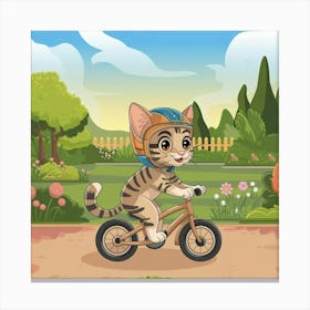 An Illustration Of An Egyptian Cat Ridin N5cstdkptlq0p6ymafatqa Rqwtd2uqstsd6i6uhdvqca Canvas Print