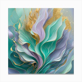 Abstract Watercolor Painting Canvas Print