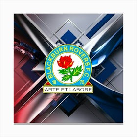 Blackburn Rovers F.C Logo Wall Art 16 Canvas Print