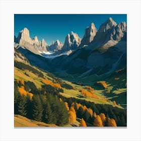 Majestic Mountains Canvas Print