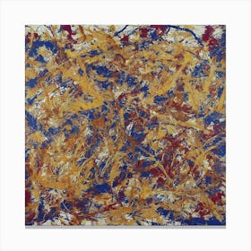 Abstract Painting inspired by Jackson Pollock 6 Canvas Print