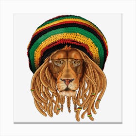 Lion Reggae Canvas Print