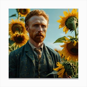 Default Van Gogh Sunflowers 3 Canvas Print