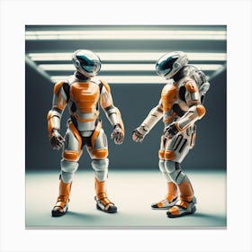 Futuristic Robots 41 Canvas Print