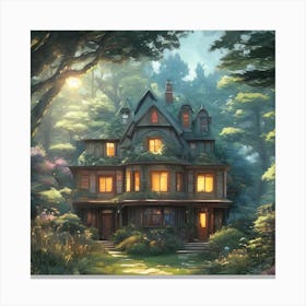 Fairytale House Canvas Print