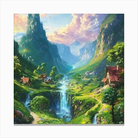 Fairytale Landscape Canvas Print