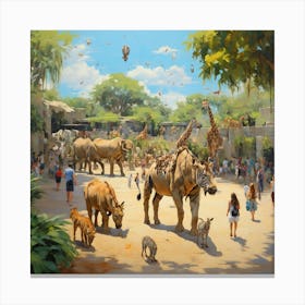 Zoo Miracle Canvas Print