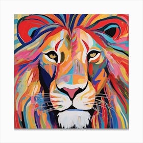 Lion Painting 1 Canvas Print