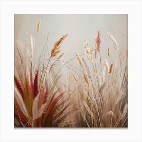 Abstract Of Grasses Canvas Print