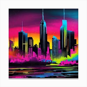 New York City Skyline 42 Canvas Print