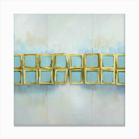 Blue Squares 1 Canvas Print