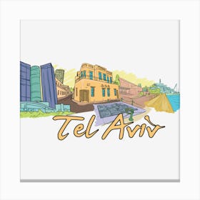 Tel Aviv Canvas Print