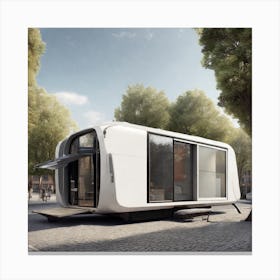 Tiny House On Wheels Canvas Print