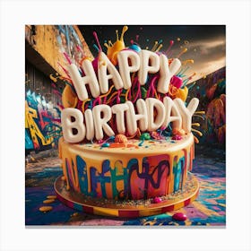 Happy Birthday 2 Canvas Print