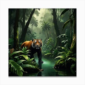 Default Jungle Ii Art 3 Canvas Print