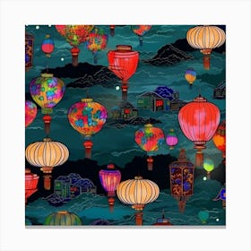 Chinese Lanterns Canvas Print