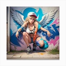 Street Art Canvas Print