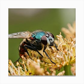 Flies 3 Canvas Print