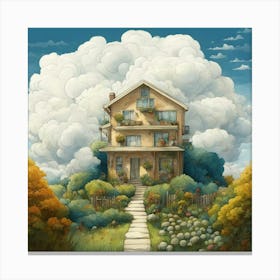 House In The Clouds 1 Canvas Print